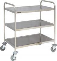 Chariot inox 3 plateaux